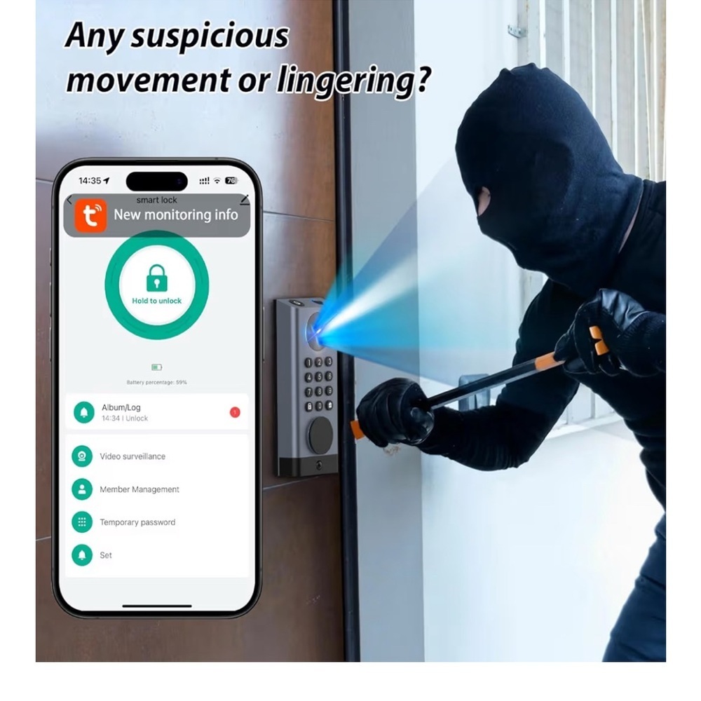 Smart Door Lock with Keypad and App Control 024 - Picture 6 of 7